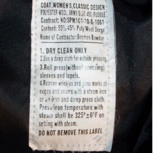 6WR UNITED STATES ARMY SERVICE UNIFORM DRESS BLUE ASU JACKET COAT WOMENS JM 126 - Picture 6 of 12